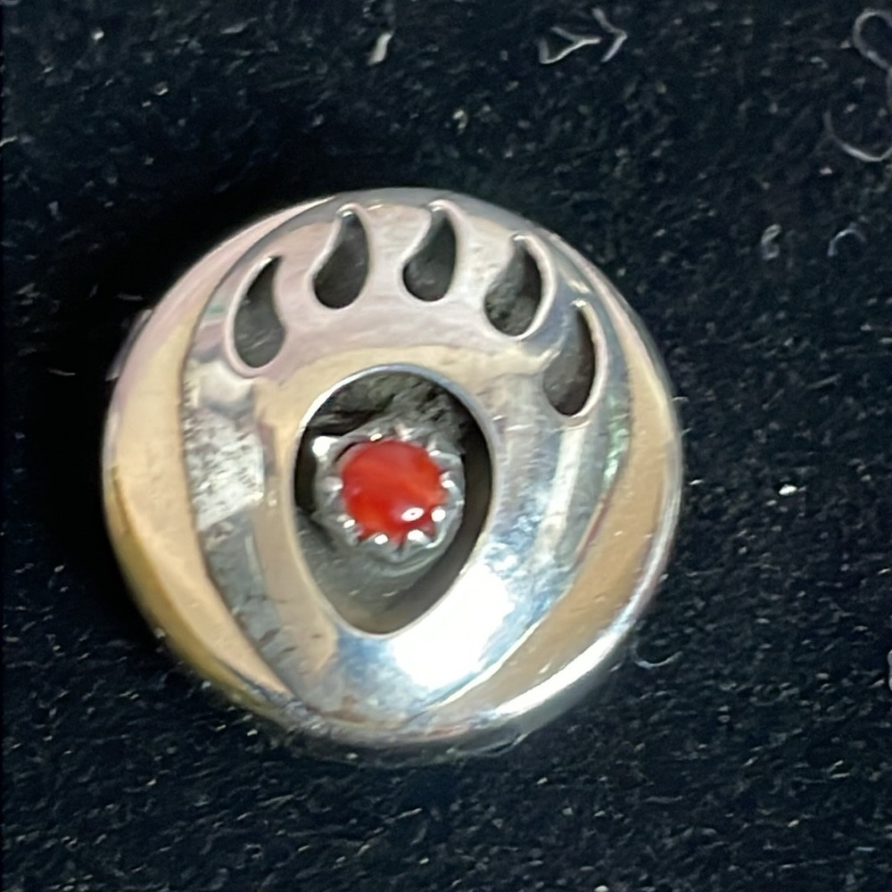 Native American Bear Paw Button Covers. - image 6